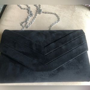 MILISENTE suede chain crossbody bag